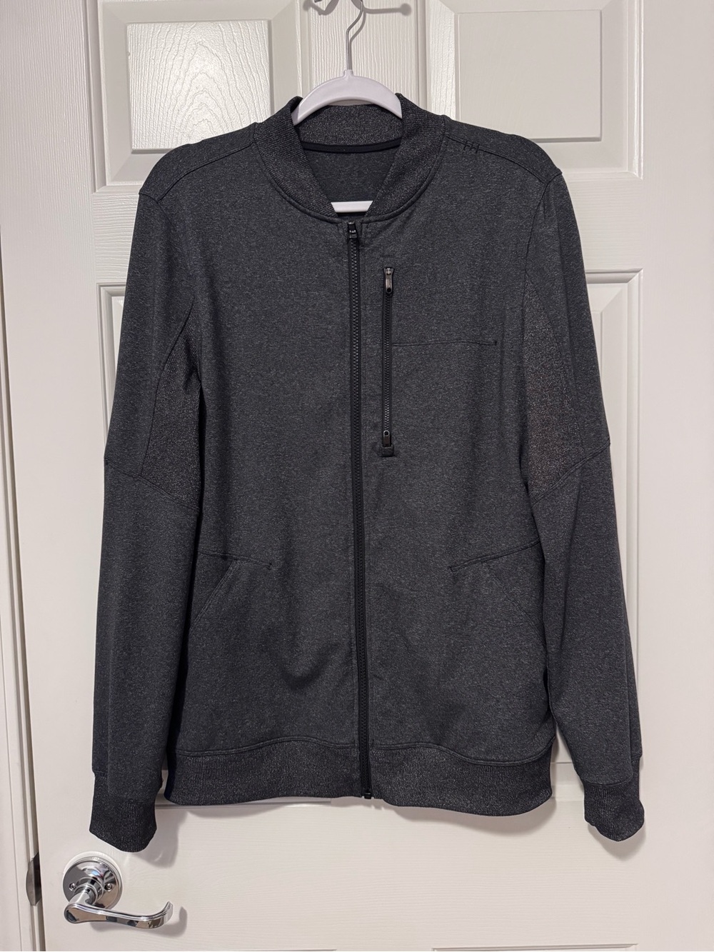 🍋Lululemon Men's Charcoal Heather Bomber Jacket